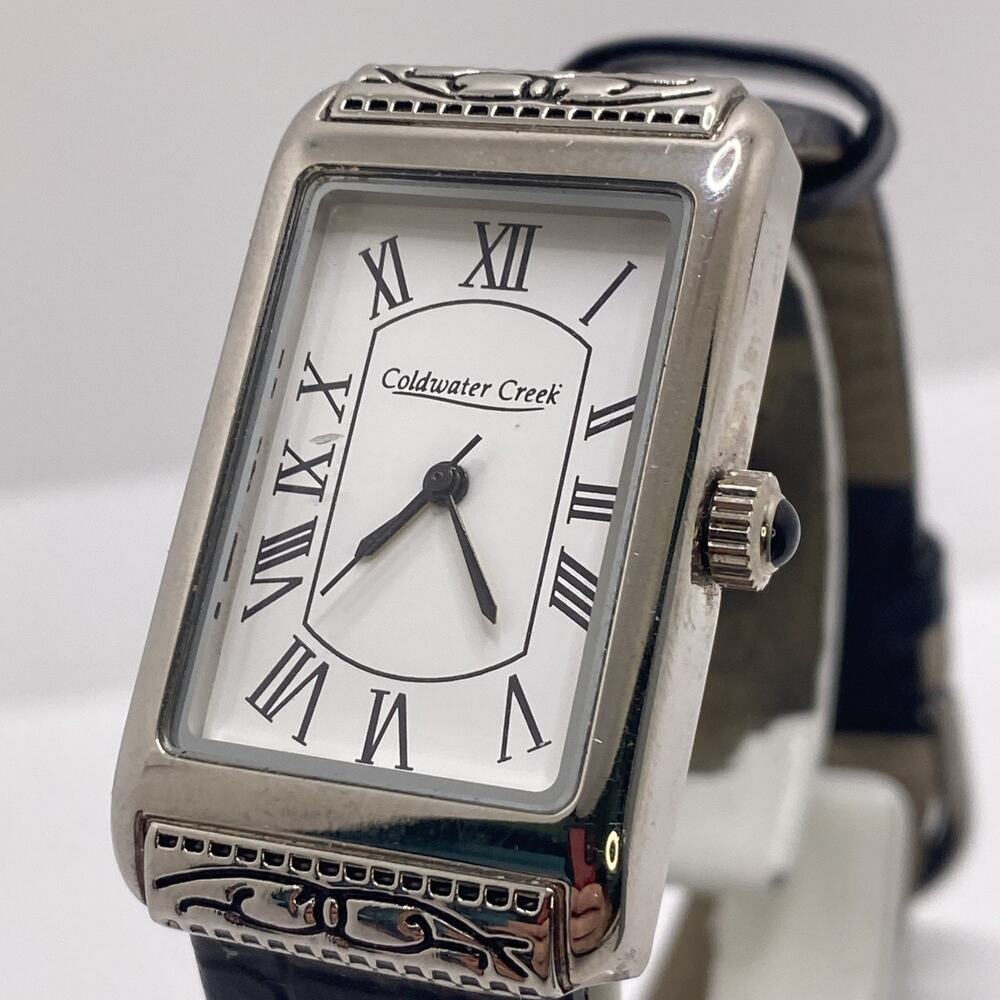 Vintage Coldwater Creek Womens Silver Tone Watch New Battery